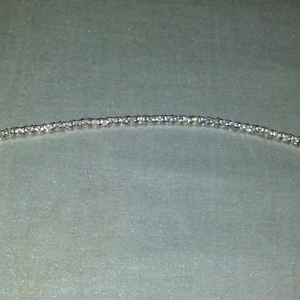 Stauer .925 Sterling Silver DiamondAura Bracelet